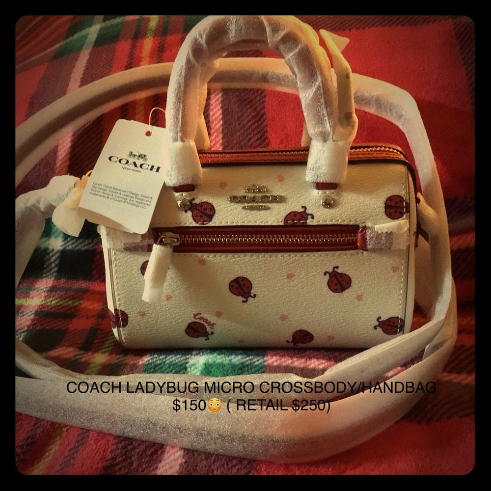Micro Lady Bug Cross body Coach